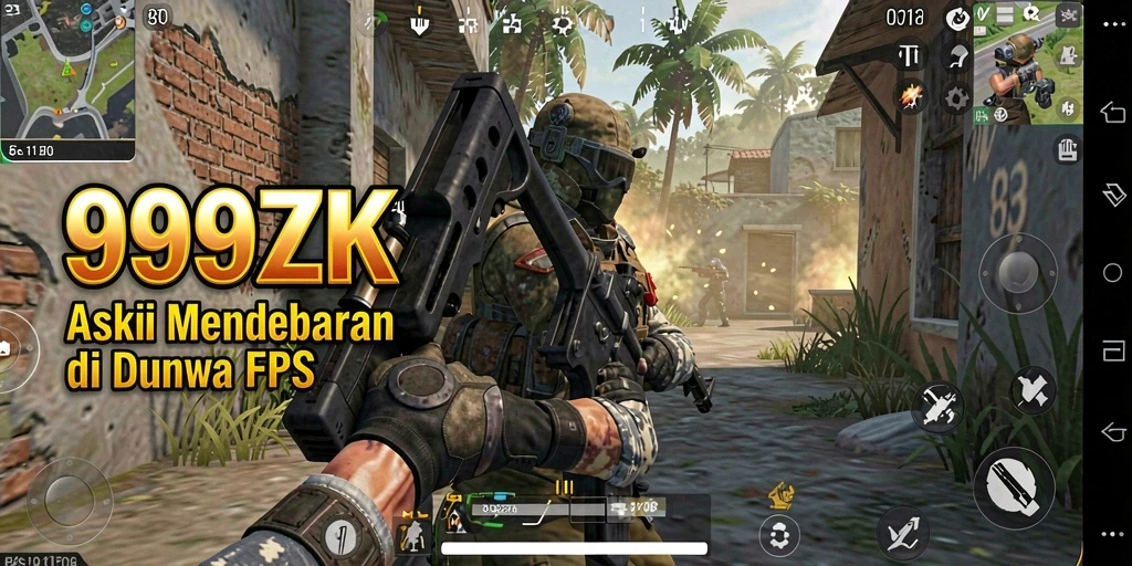 Tampilan gameplay yang intens dari 999ZK saat pertempuran berlangsung.