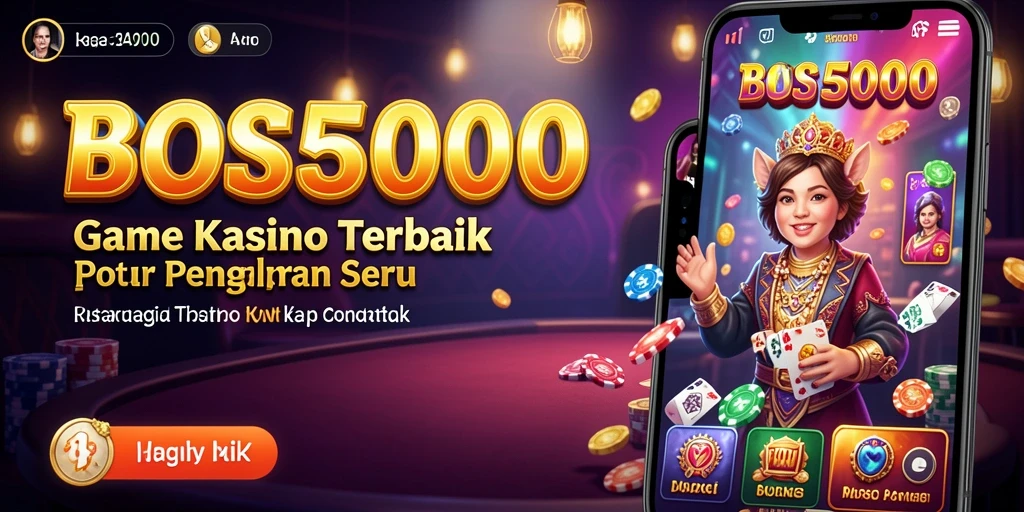 Screenshot gameplay menarik dari BOS5000 yang menunjukkan aksi kasino.