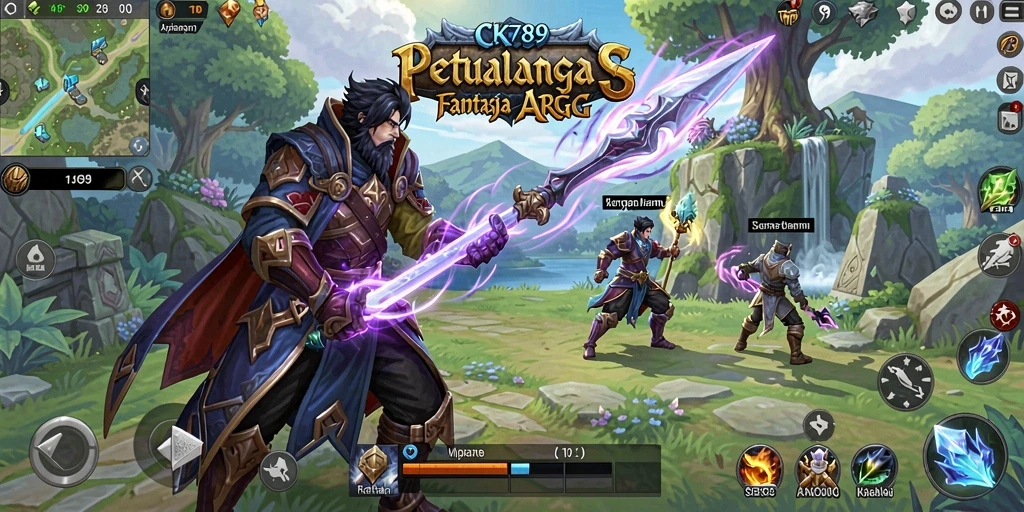 Screenshot permainan CK789 menampilkan aksi seru di dunia ARPG.