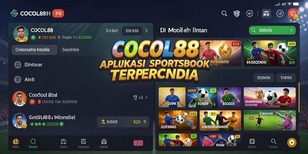 Screenshot COCOL88 menampilkan fitur taruhan olahraga yang menarik.