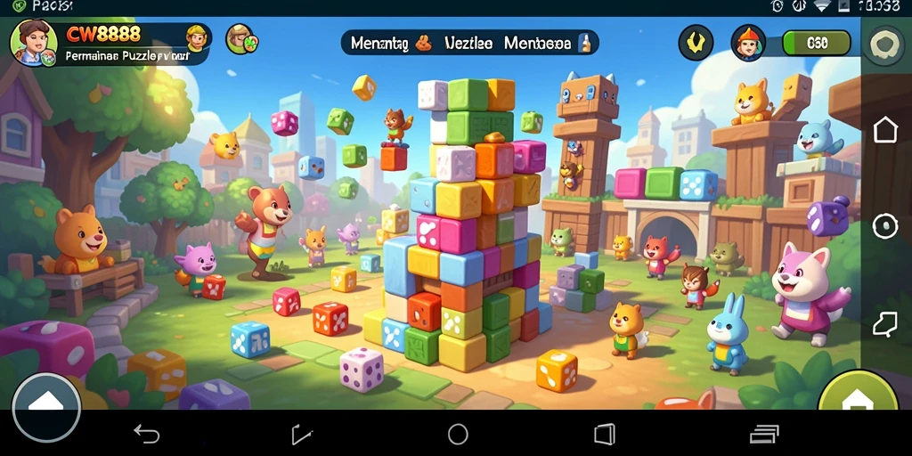 Tampilan gameplay <strong>CW8888</strong> yang seru dan menarik di level awal.