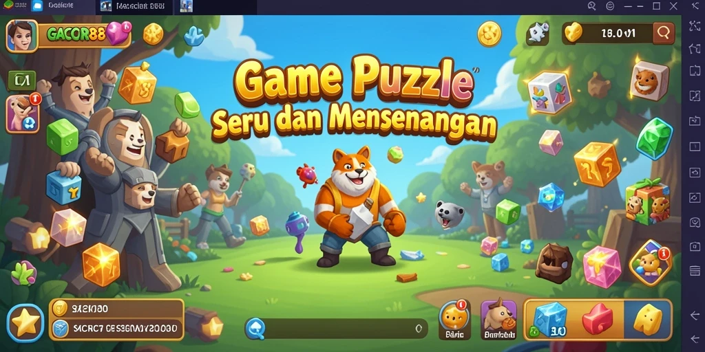 Tampilan gameplay GACOR88 yang menarik dengan tantangan seru.