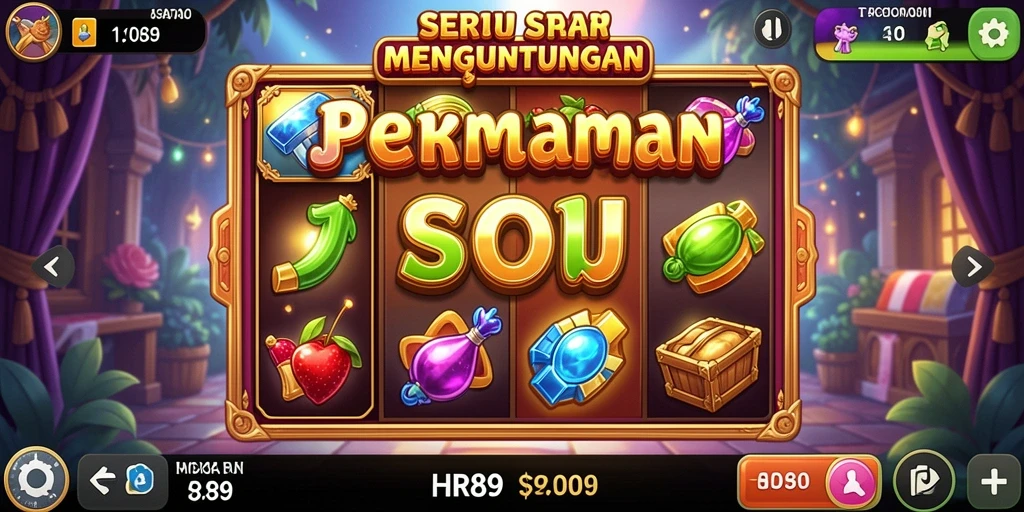 Tampilan antarmuka permainanan Slot yang menarik di HR89.
