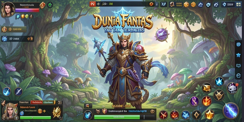 Tampilan gameplay J200M yang memukau dan seru dalam petualangan MMORPG.