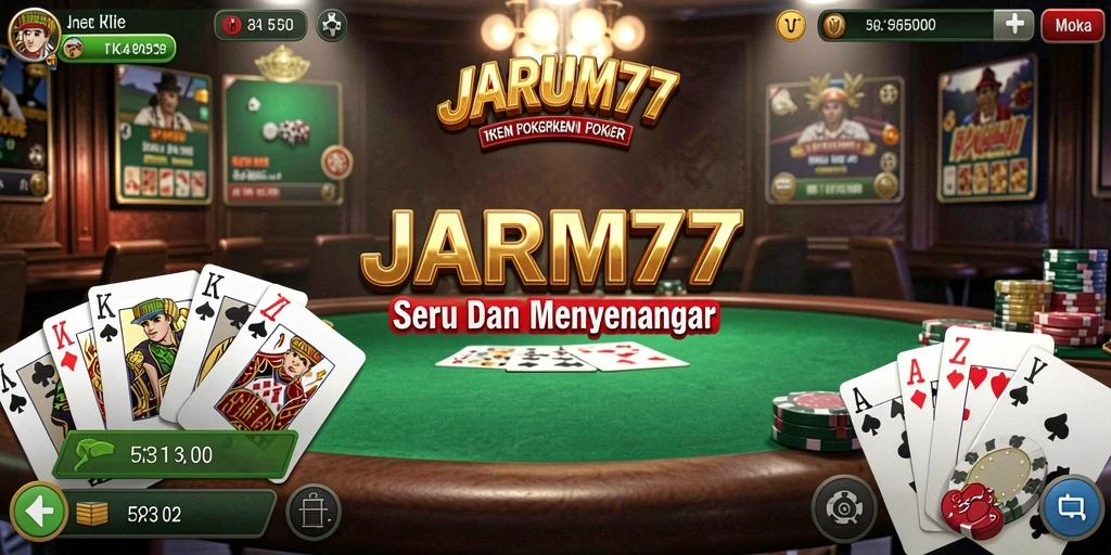 Tampilan gameplay JARUM77 yang seru dan interaktif.