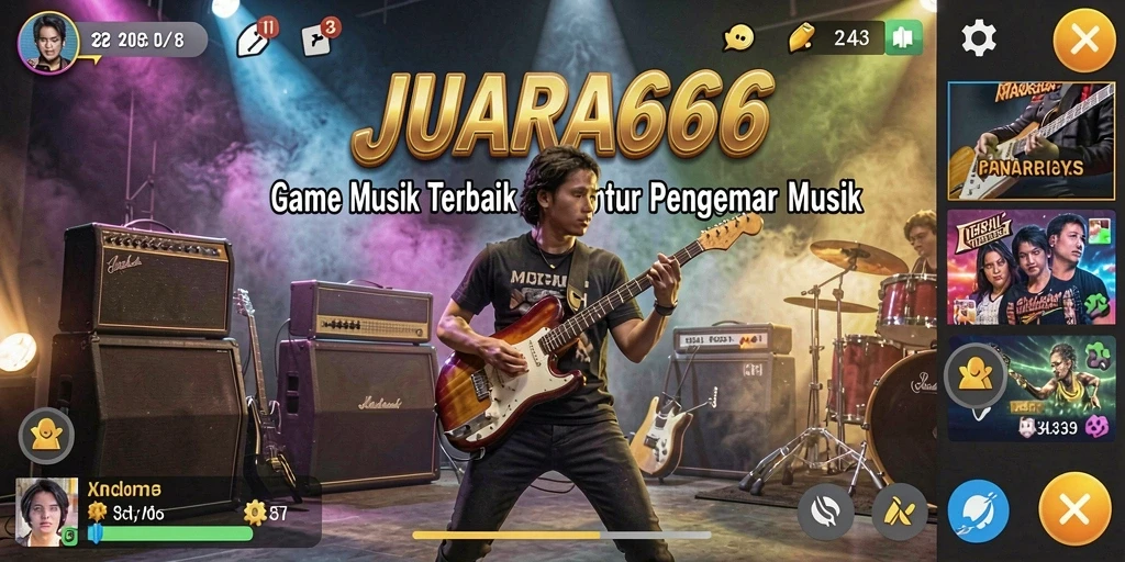 Tampilan gameplay JUARA666 yang penuh warna dan interaktif.