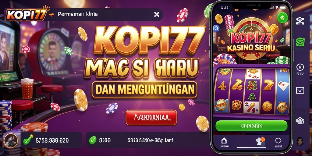 Tampilan gameplay menarik dari KOPI77 dengan grafis yang menawan.