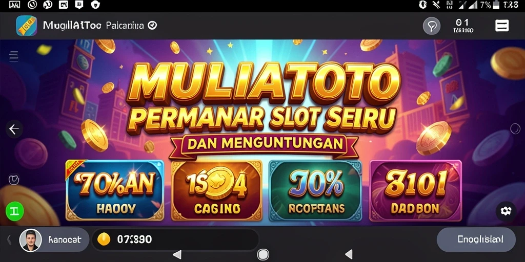 Screenshot menunjukkan gameplay menarik dari permainan Slot.