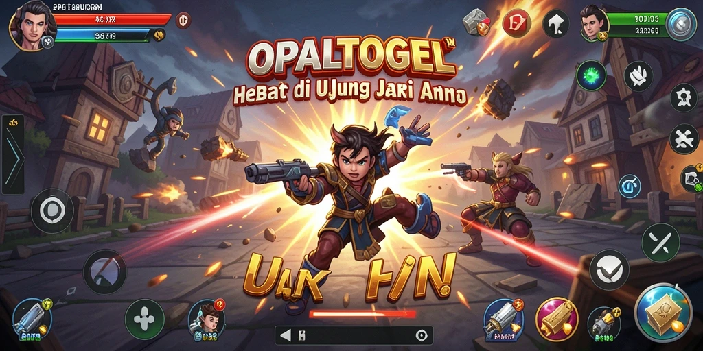 Tampilan gameplay OPALTOGEL dengan pertarungan yang mendebarkan.