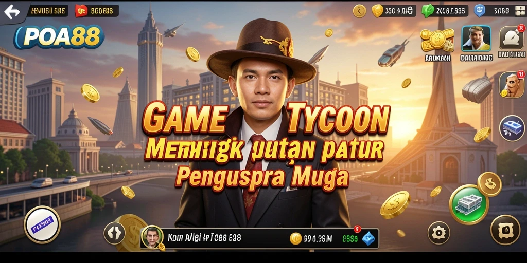 Gameplay seru dalam POA88 yang mengajak pemain meraih sukses sebagai pengusaha.