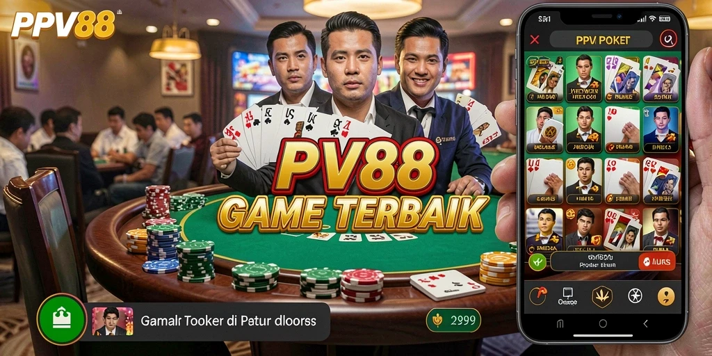 Tampilan permainan poker yang seru dalam PPV88.