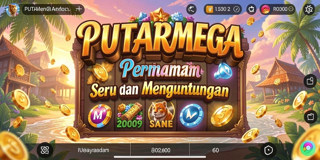 Screenshot gameplay PUTARMEGA menampilkan pengalaman slot yang menarik.