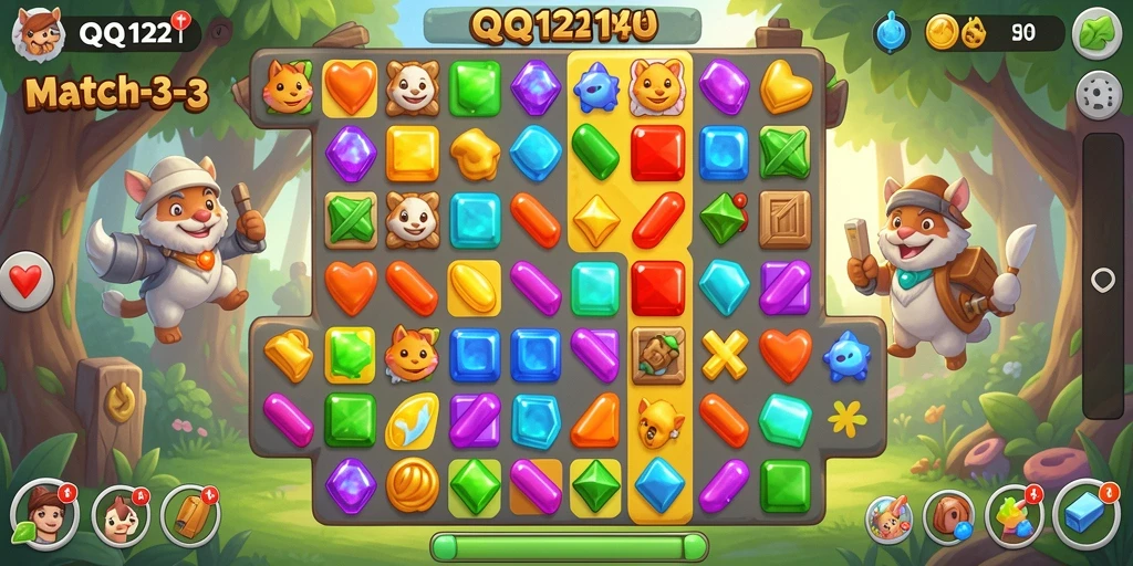 Menampilkan gameplay seru dan menantang dari QQ1221.