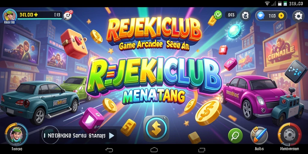 Tampilan gameplay menarik dari REJEKICLUB yang memacu adrenalin.