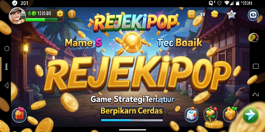 Tangkapan layar menampilkan aksi strategis dalam REJEKIPOP.