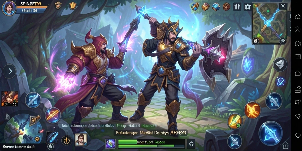 Tampilan gameplay ARPG yang mendebarkan di SPINBET99.