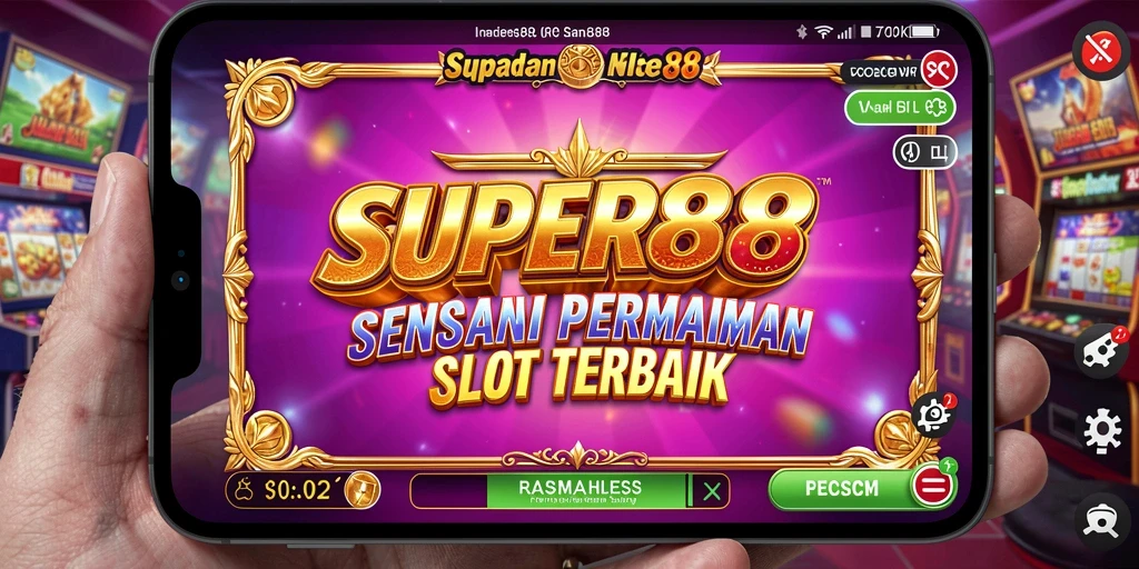 Screenshot gameplay <strong>SUPER88</strong> menampilkan kemeriahannya dan keseruan setiap putaran slot.