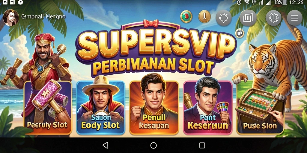 Tampilan menarik dari gameplay Slot SUPERSVIP yang penuh keseruan.