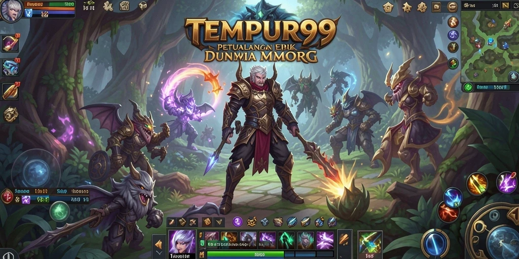 Tampilan gameplay seru dan interaktif di TEMPUR99.