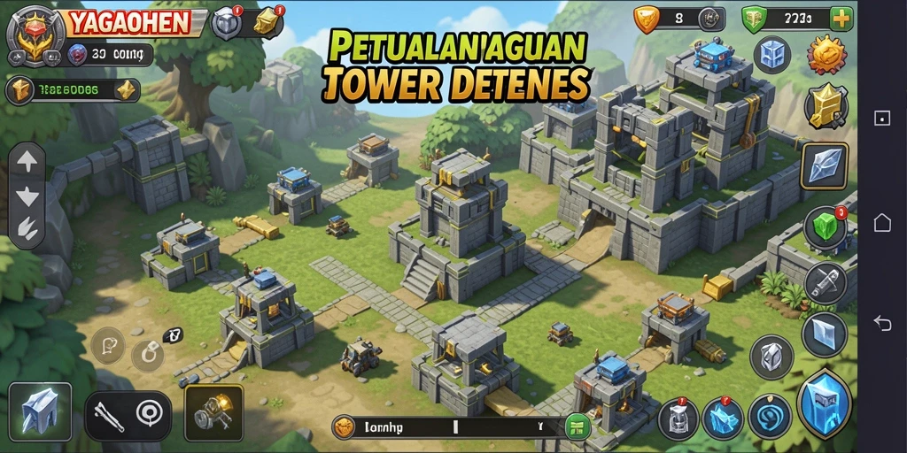 Gameplay menarik YAGAOHEN dalam tantangan Tower Defense.
