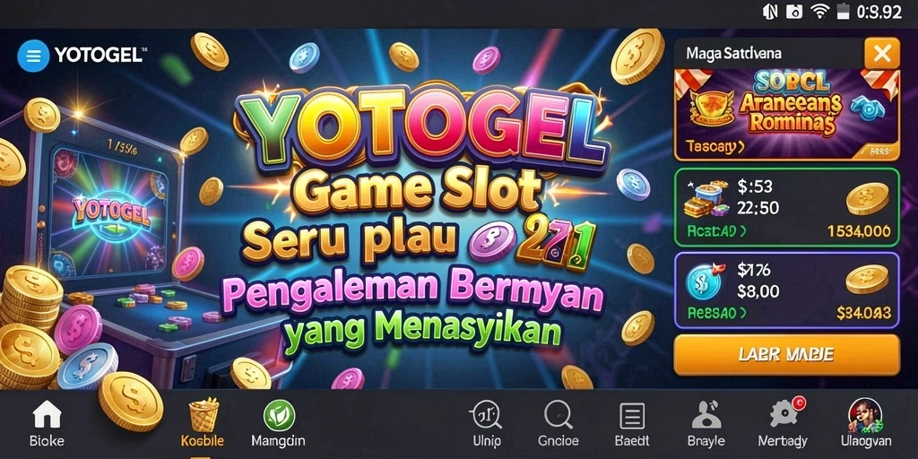 Tampilan gameplay YOTOGEL yang menawan dan mengasyikan.